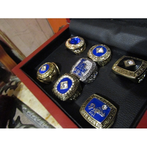 1582 - Quantity of Various Replica Athletic Championship Rings Including Basketball, etc.