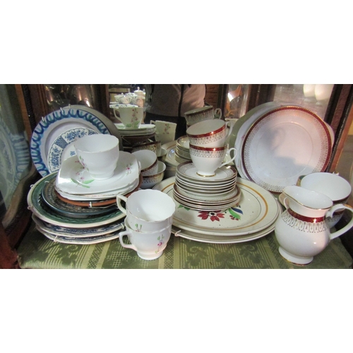 1608 - Shelf of Various Porcelain, etc. Quantity as Photographed