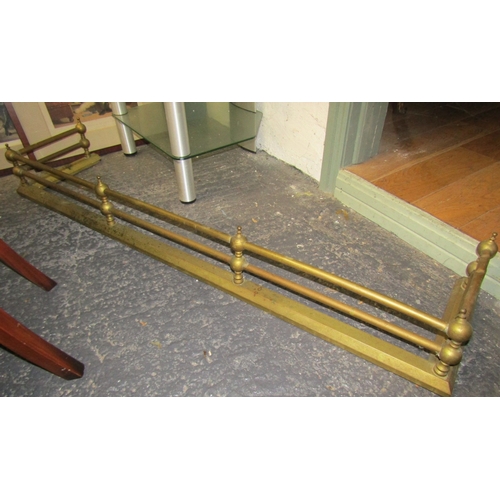 1627 - Cast Brass Twin Rail 4ft 6 Inches Fender