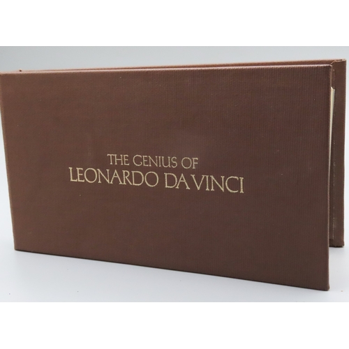 179 - Limited Edition Collection of 50 Sterling Silver Medals 'The Genius of Leonardo Da Vinci' Each Medal... 