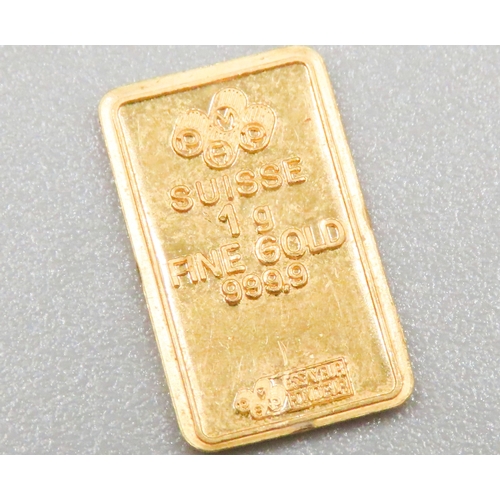 191 - 1 Gram of Fine 999.9 Gold Bar