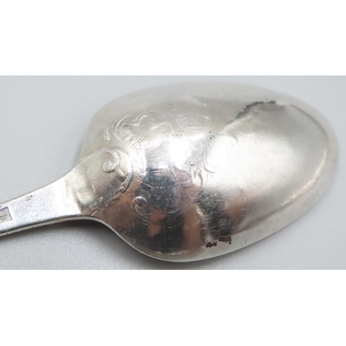 204 - Silver Serving Spoon 21cm Long