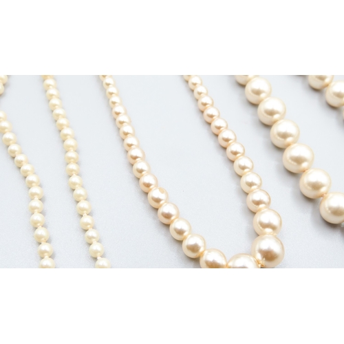 406 - Collection of Various Fantasy Pearl Necklaces Quantity as Photographed As New Unworn Jewellery Shop ... 