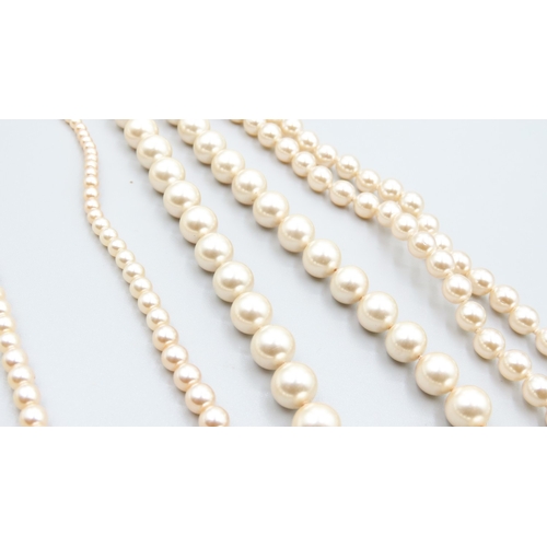 406 - Collection of Various Fantasy Pearl Necklaces Quantity as Photographed As New Unworn Jewellery Shop ... 