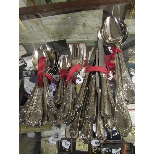 1103 - Collection of Various Kings Pattern Silver Plated Table Cutlery Quantity as Photographed