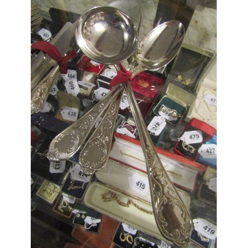 1103 - Collection of Various Kings Pattern Silver Plated Table Cutlery Quantity as Photographed