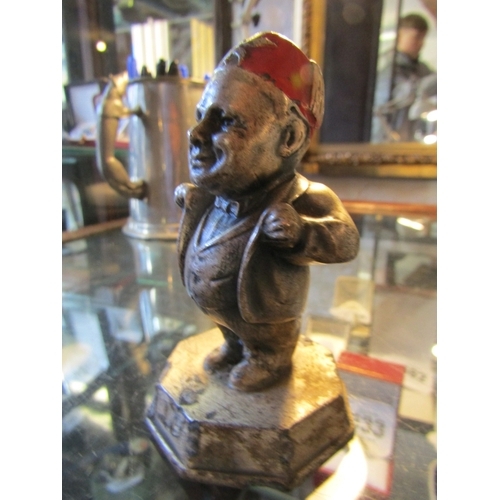 1335 - Masonic Figure Antique Humorous Gentleman with Fez Approximately 10cm High