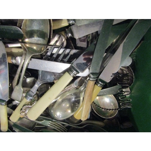 1352 - Collection of Various Silver Plated Flatware Quantity as Photographed