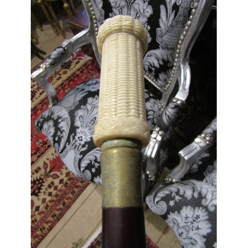 1367 - Carved Handled Walking Stick Full Size