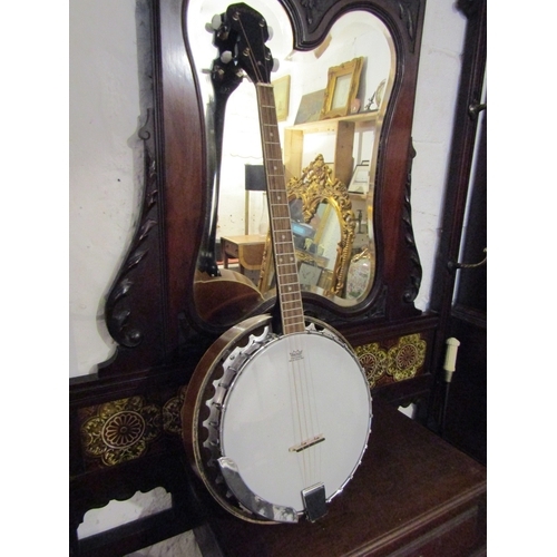 1370 - Full Size Banjo by Remo Working Order