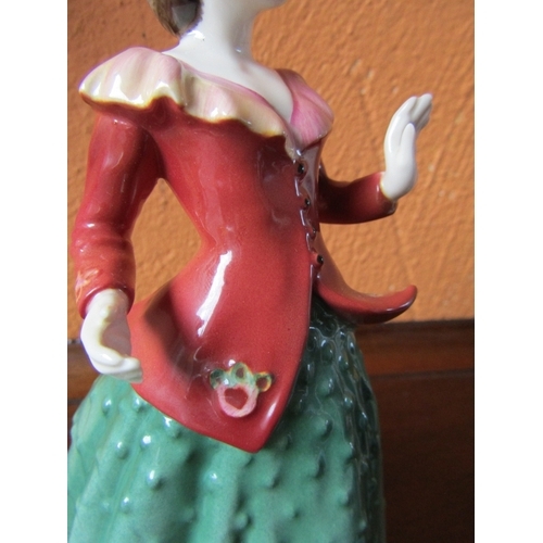 1395 - Royal Doulton Fine Porcelain Figure Titled Holly Approximately 10 Inches High