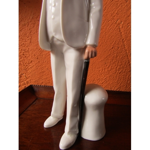 1396 - Royal Doulton Figure Sir Winston Churchill Approximately 11 Inches High