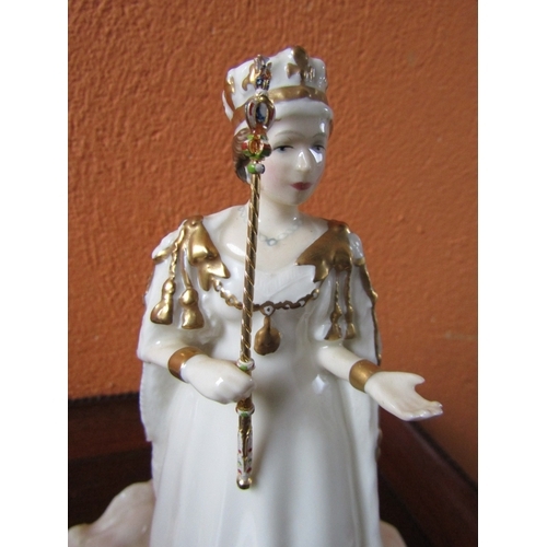 1400 - Royal Doulton Figure Queen Elizabeth II Limited Edition Numbered 1260 Commissioned to Commemorate th... 