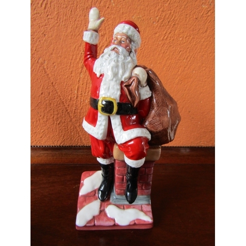 1402 - Royal Doulton Figure Santa Claus Approximately 9 Inches High