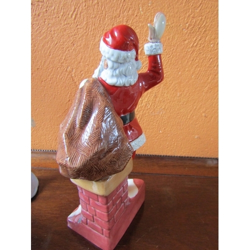 1402 - Royal Doulton Figure Santa Claus Approximately 9 Inches High