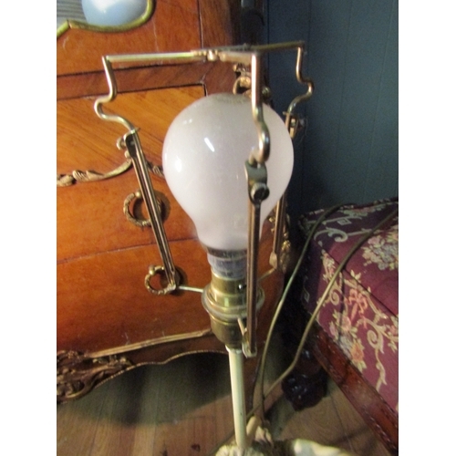 1604 - Pair of Antique Figural Form Table Lamps Each Electrified Working Order Approximately 30 Inches High