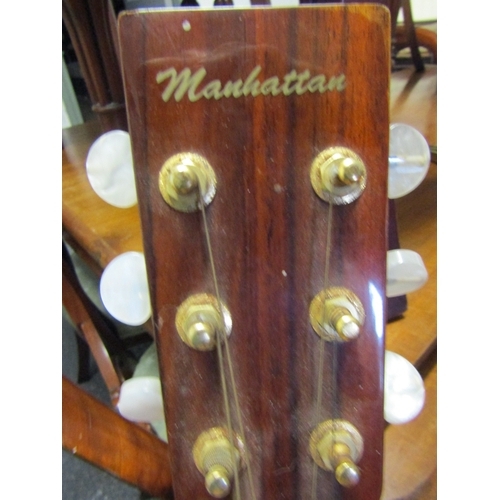 1637 - Manhattan Six String Classical Guitar Full Size Working Order