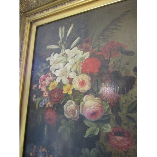 1430 - Still Life Contained Within Gilded Frame Picture Approximately 14 Inches High x 10 Inches Wide