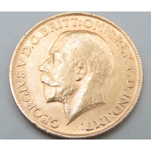 1002 - Full Gold Sovereign George V Dated 1912