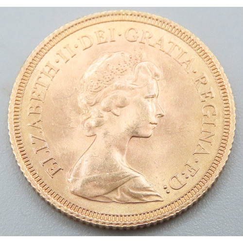 1005 - Full Gold Sovereign Queen Elizabeth II Dated 1974