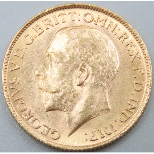 1050 - Full Gold Sovereign King George V  Dated 1911