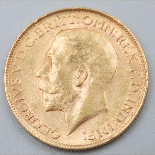 1051 - Full Gold Sovereign King George V Dated 1912