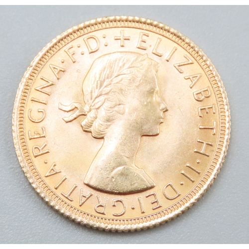 1070 - Full Gold Sovereign Queen Elizabeth II Dated 1967