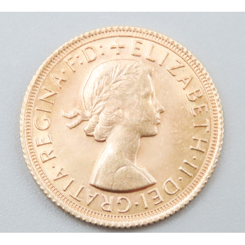 1095 - Full Gold Sovereign Queen Elizabeth IIDated 1968