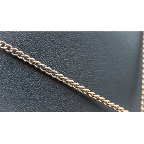 11 - 9 Carat Yellow Gold Ingot Pendant 5cm High Set on 9 Carat Yellow Gold Chain 56cm Long