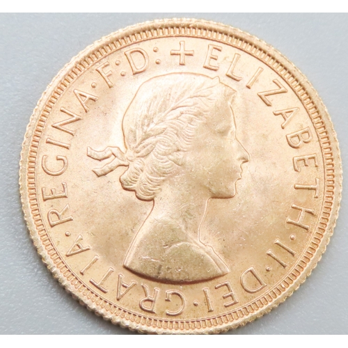 1100 - Full Gold Sovereign Queen Elizabeth II Dated 1967