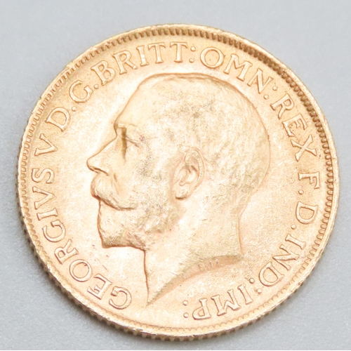 1116 - Full Gold Sovereign King George V Dated 1913