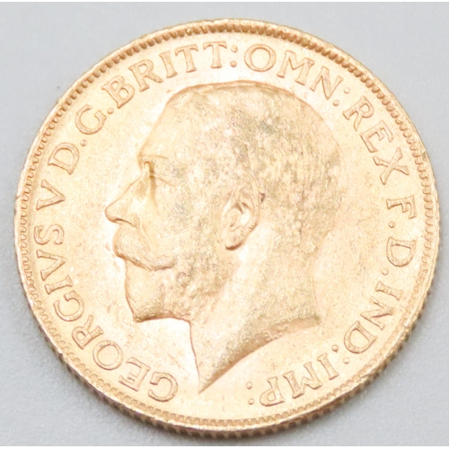 1117 - Full Gold Sovereign King George V Dated 1912