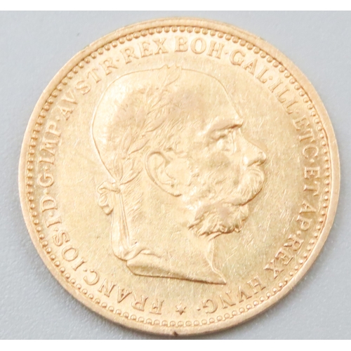 1130 - Gold 20 Corone Coin Dated 1894