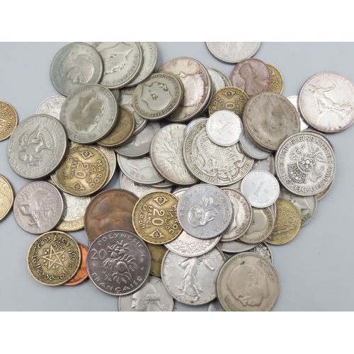 1198 - Collection of Various Silver and Other Coins Quantity as Photographed