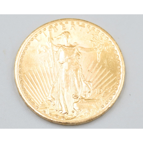 1200 - USA Twenty Dollar Gold Coin Dated 1927