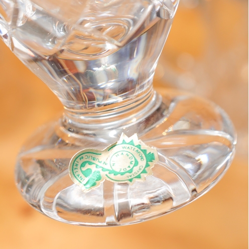 1513 - Waterford Crystal Table Vase Flared Rim Example Waterford Crystal Table Bell and Waterford Crystal T... 