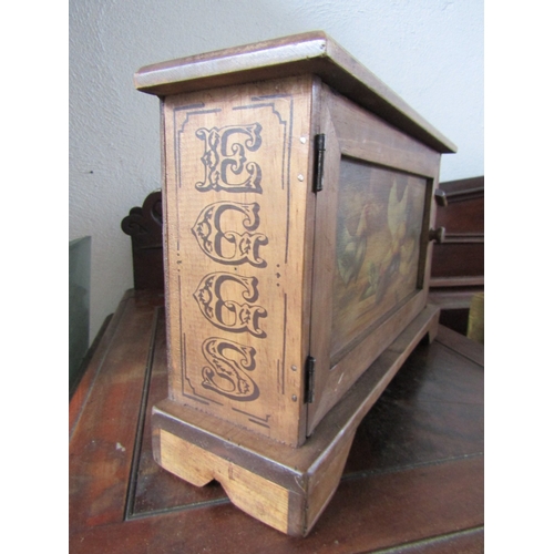 1584 - Kitchen Countertop Egg Cabinet with Single Door Fitted Interior to Hold Twelve Eggs Approximately 14... 