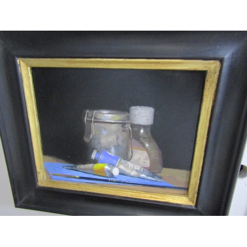 1686 - Brian Symth Studio Still Life Approximately Oil on Board 8 Inches High x 10 Inches Wide Signed