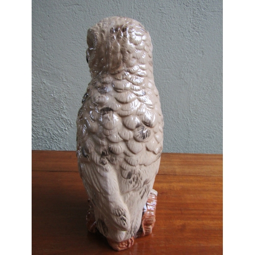 1691 - Porcelain Figure of Owl Approximately 12 Inches High x Royal Crown Signed Makers Marked to Base