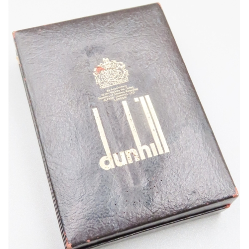 172 - Dunhill Gold Plated Cigarette Lighter with Original Presentation Case