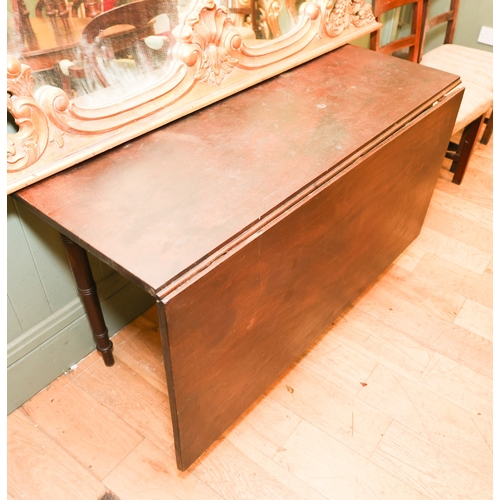 1788 - George III Single Drop Leaf Serving Table Extends to Approximately 4ft 46 Inches x 29 Inches High