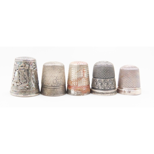 1814 - Five Silver Thimbles