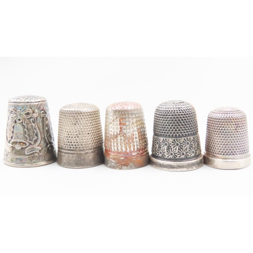 1814 - Five Silver Thimbles