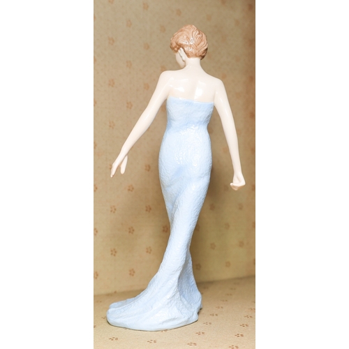 1829 - Royal Doulton Fine Porcelain Figure Diana Princess of Wales Approximately 9 Inches High