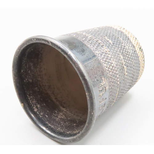 183 - Silver Thimble 5cm High