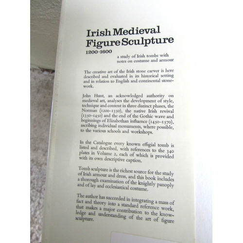 1875 - Irish Medieval Figure Sculpture Two Volumes by John Hunt Published 1974 Complete