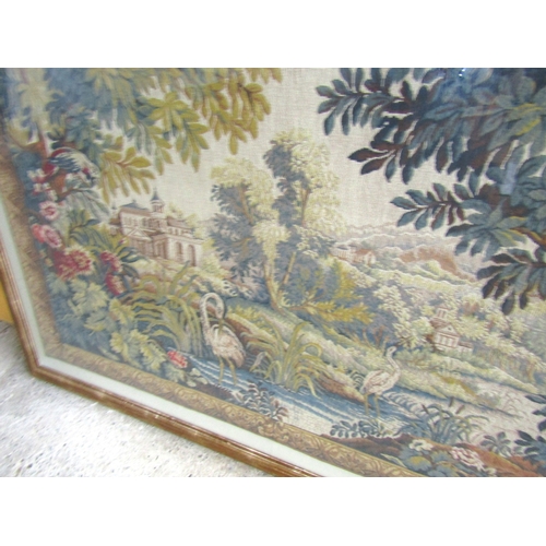 1877 - Large Gilt Framed French Tapestry Good Original Condition Now Gilt Framed Approximately 3ft High x 5... 