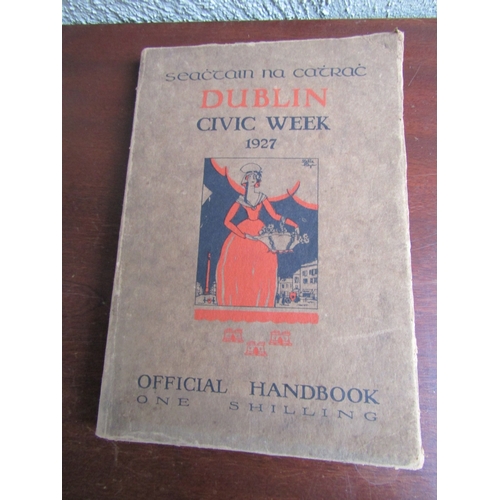 1888 - Dublin Civic Week 1927 Original Handbook and Original Programme of Events Rare