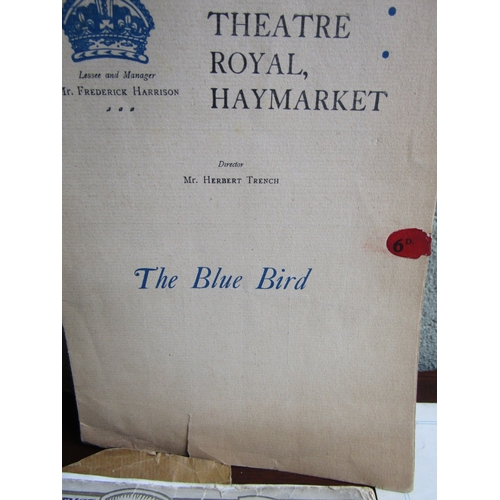 1889 - Collection of Vintage and Antique Theatre Programmes, etc. Mostly Pertaining to the Blue Bird by Mau... 