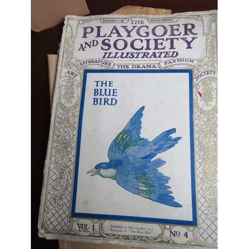 1889 - Collection of Vintage and Antique Theatre Programmes, etc. Mostly Pertaining to the Blue Bird by Mau... 